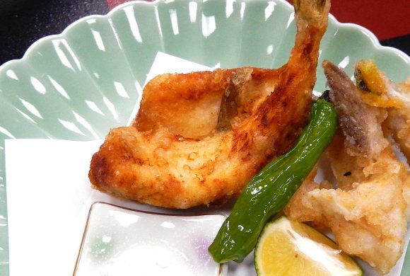 ごまふぐ、とらふぐから揚げ