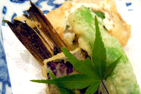 ふぐの親子揚げ（身、白子の揚げ物）