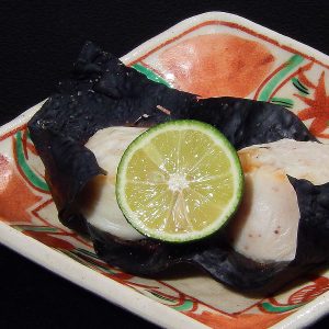 白子昆布焼き